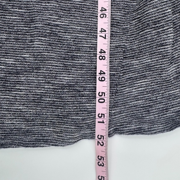 Neiman Marcus Dress Women Medium Black Striped Sleeveless Tank Maxi Back Slit - Picture 11 of 12